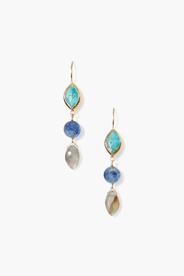 Sabine Earrings Turquoise Mix Women Chan Luu Earrings