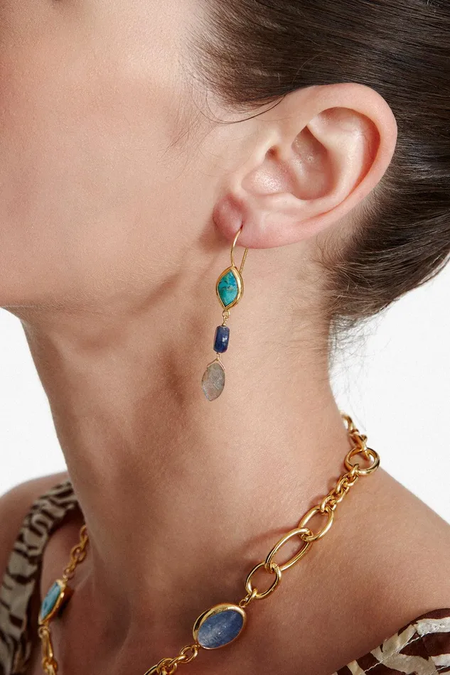 Sabine Earrings Turquoise Mix Women Chan Luu Earrings