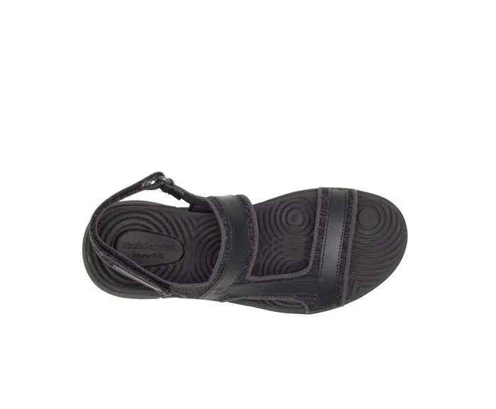 Sandals Women Willa Knit Rafter Black Knit Hush Puppies