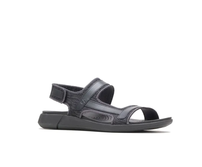 Sandals Women Willa Knit Rafter Black Knit Hush Puppies