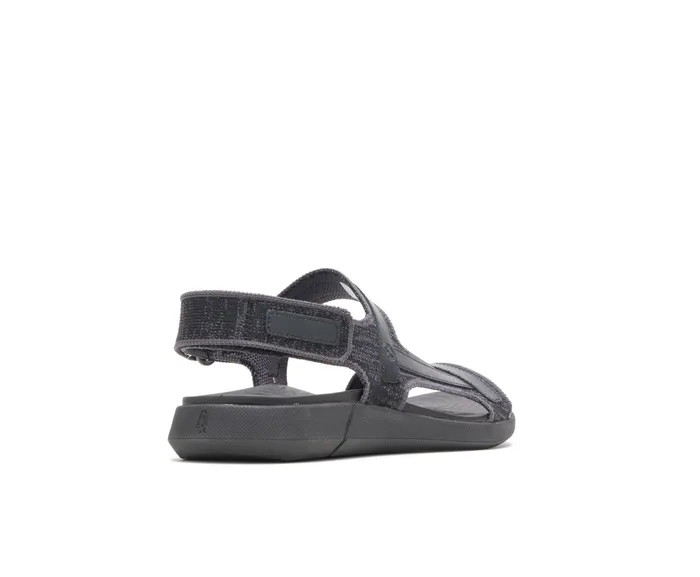 Sandals Women Willa Knit Rafter Black Knit Hush Puppies