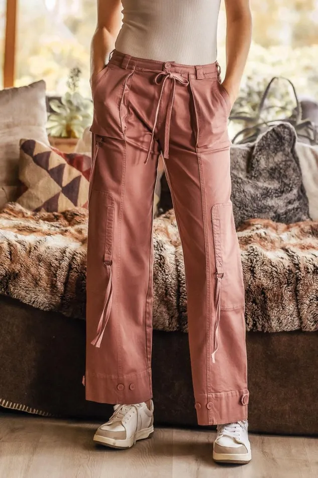 Savannah Cargo Pants In Mauve Mauve Women Bohme Pants