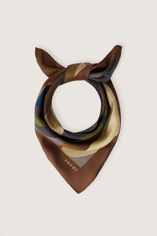 Scarves Women Soeur CAPUCINE SCARF Greenbrown