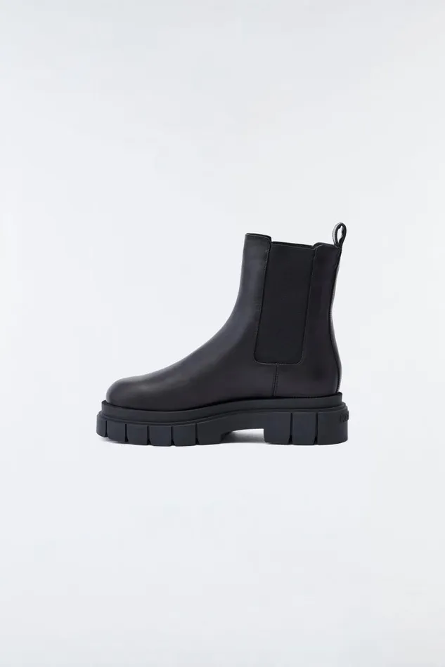 Shearling Lined Boots Women Mackage STORM Shearlinglined R Leather Chelsea Boot For Women Black Shearling Lined Boots Women Mackage STORM Shearlinglined R Leather Chelsea Boot For Women Black