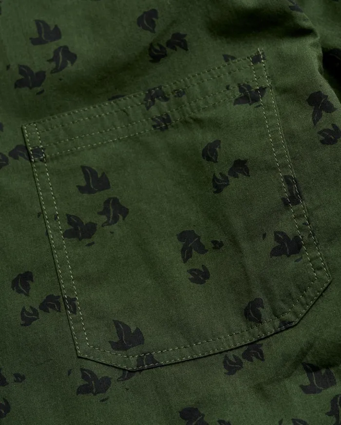 Shirting Men Billy Reid Kudzu Tuscumbia Shirt Evergreenpine Green
