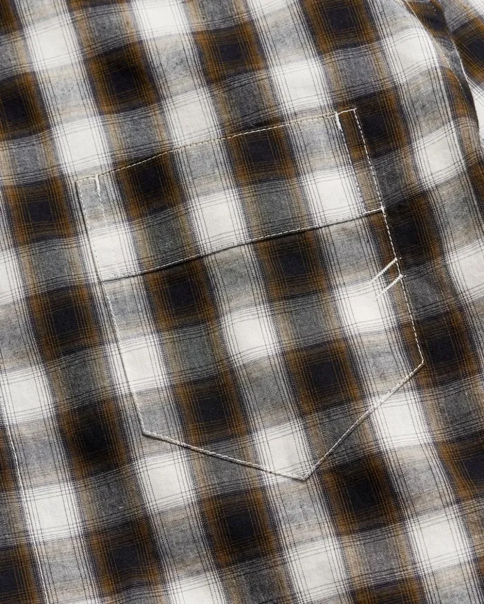 Shirting Men Billy Reid Shadow Plaid Tuscumbia Shirt Blackmulti