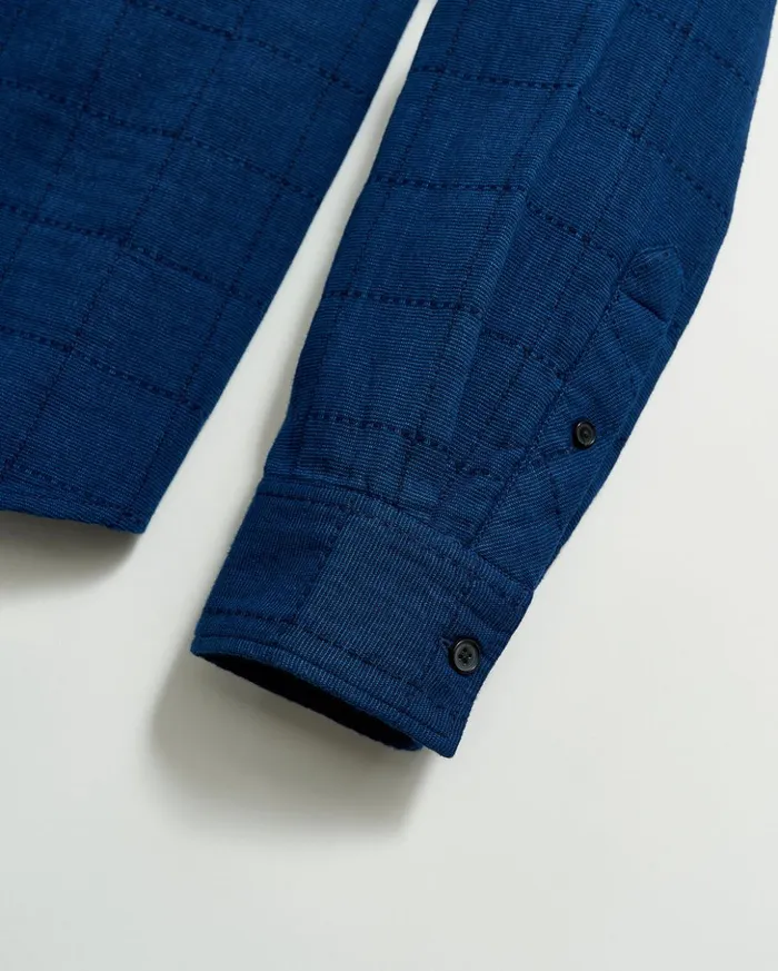 Shirting Men Billy Reid Western Shirt Indigo
