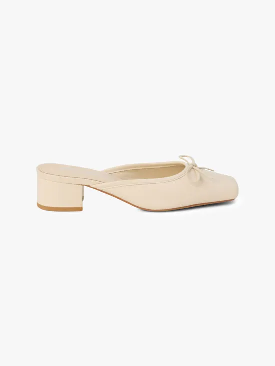 Shoes Women Basilio Ballet Mule Ivory Lisa Says Gah Shoes Women Basilio Ballet Mule Ivory Lisa Says Gah