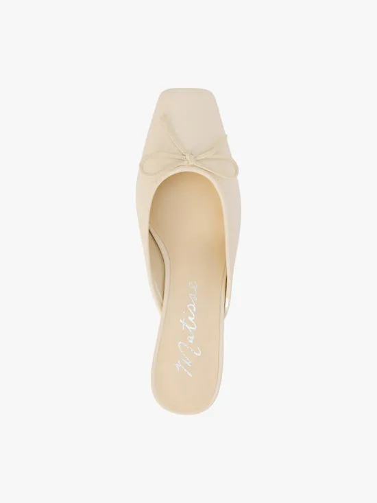 Shoes Women Basilio Ballet Mule Ivory Lisa Says Gah Shoes Women Basilio Ballet Mule Ivory Lisa Says Gah
