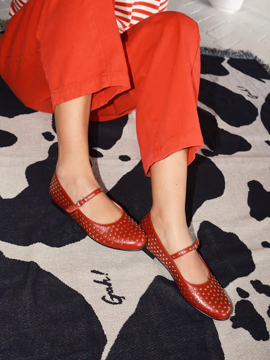 Shoes Women Lisa Says Gah Lucien Ballet Flat Red Shoes Women Lisa Says Gah Lucien Ballet Flat Red