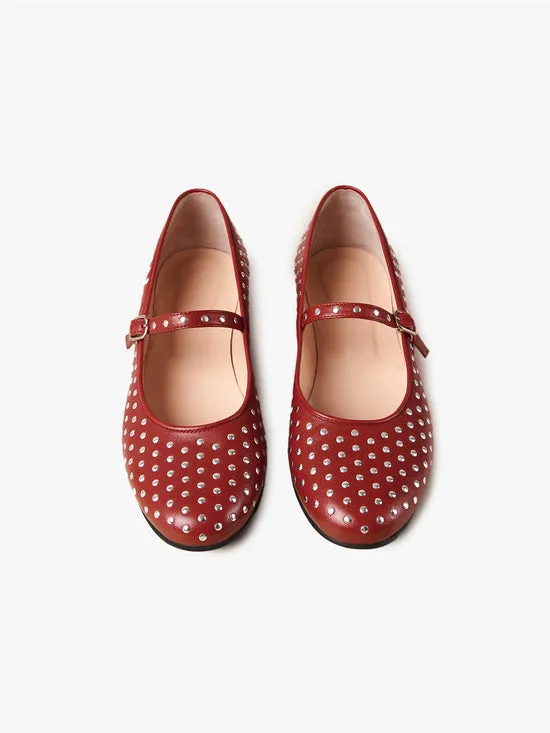 Shoes Women Lisa Says Gah Lucien Ballet Flat Red Shoes Women Lisa Says Gah Lucien Ballet Flat Red