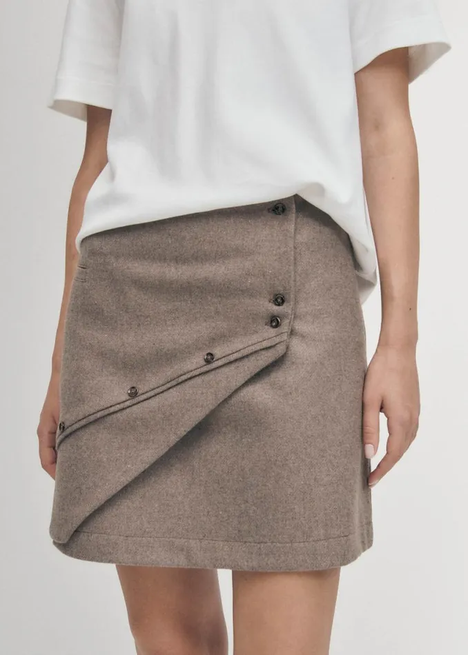 Skirts Women ALOHAS Adela Taupe Skirt