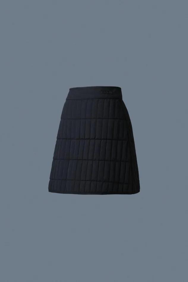 Skirts Women Mackage TILDA Vertical Quilted Down Skirt Black
