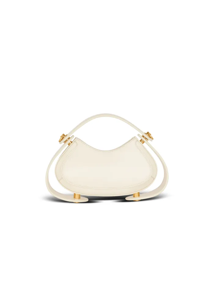 Small Jolie Madame Bag In Box Leather White Women Balmain Mini Bags