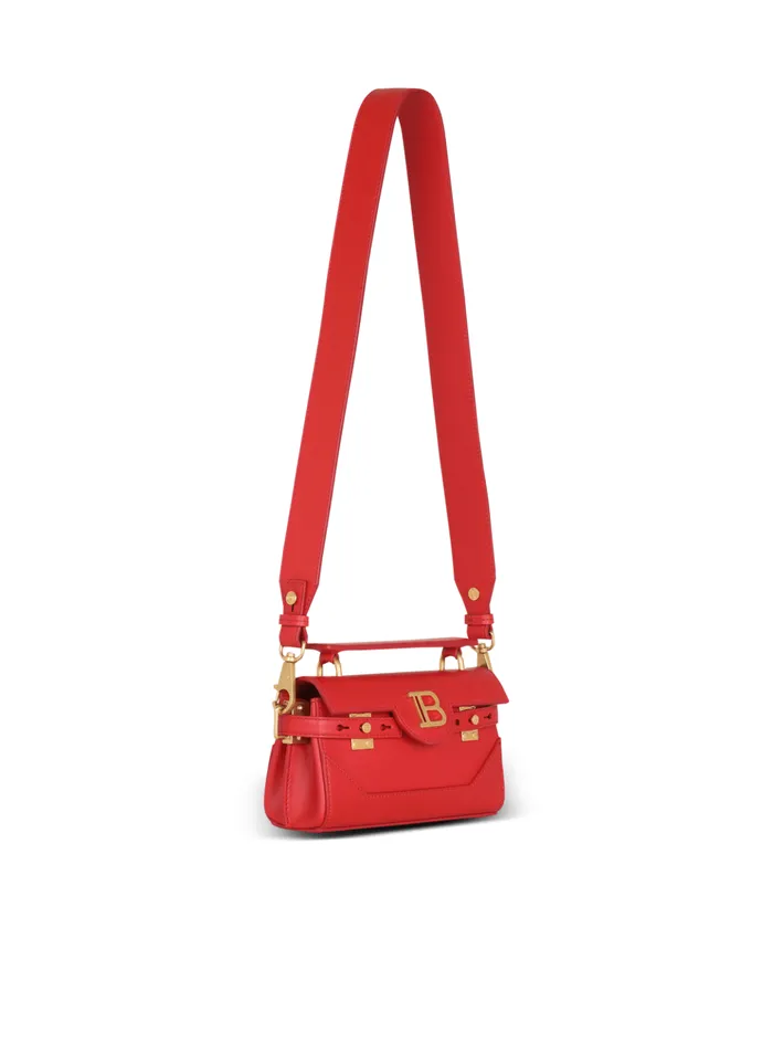 Smooth Leather BBuzz 19 Bag Red Women Balmain Handbags