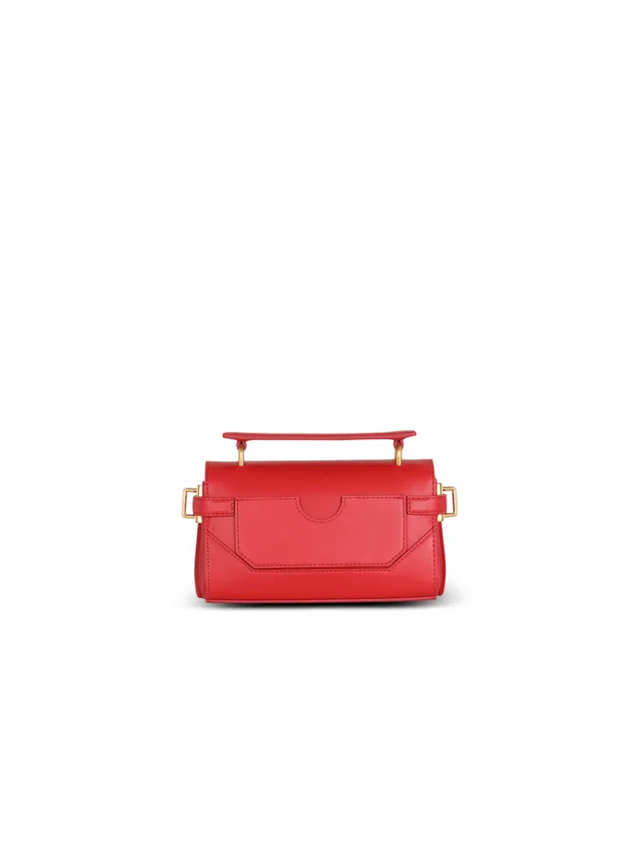 Smooth Leather BBuzz 19 Bag Red Women Balmain Handbags