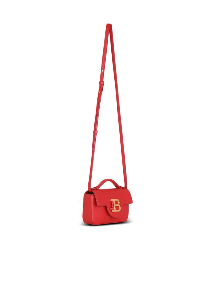 Smooth Leather BBuzz Mini Bag Red Women Balmain Handbags