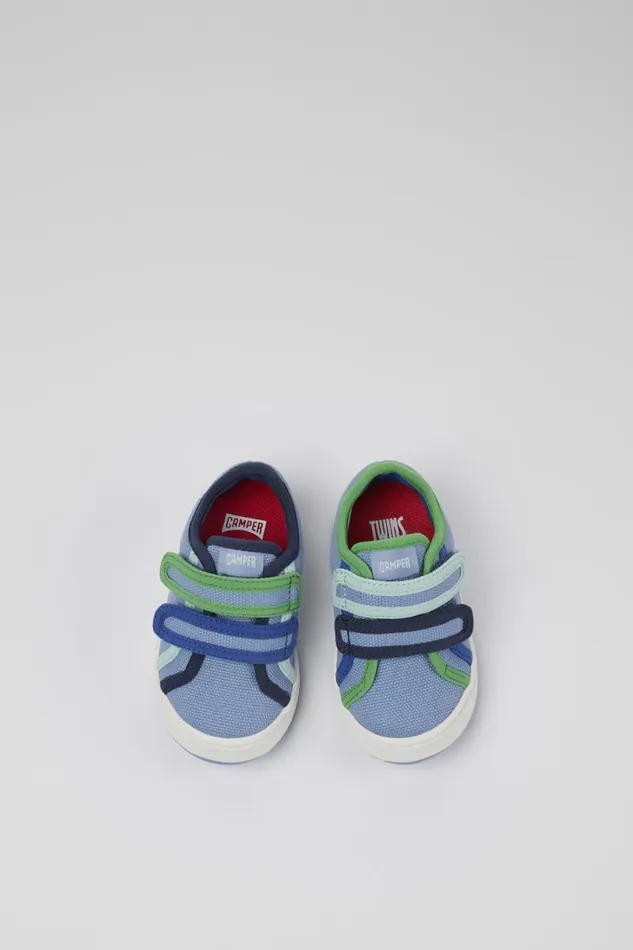 Sneakers Kids Camper Twins Blue Textile Sneaker Sneakers Kids Camper Twins Blue Textile Sneaker
