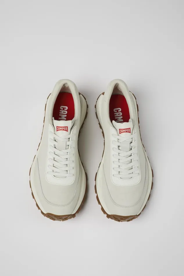 Sneakers Men Camper Drift Trail VIBRAM White Leather And Textile Sneakers Sneakers Men Camper Drift Trail VIBRAM White Leather And Textile Sneakers