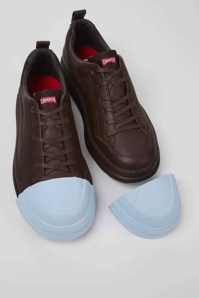 Sneakers Men Camper Junction Runner Burgundy Leather Sneakers Sneakers Men Camper Junction Runner Burgundy Leather Sneakers