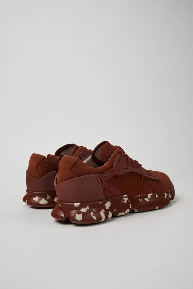 Sneakers Men Camper Karst Red Nubuck And Textile Sneakers Sneakers Men Camper Karst Red Nubuck And Textile Sneakers