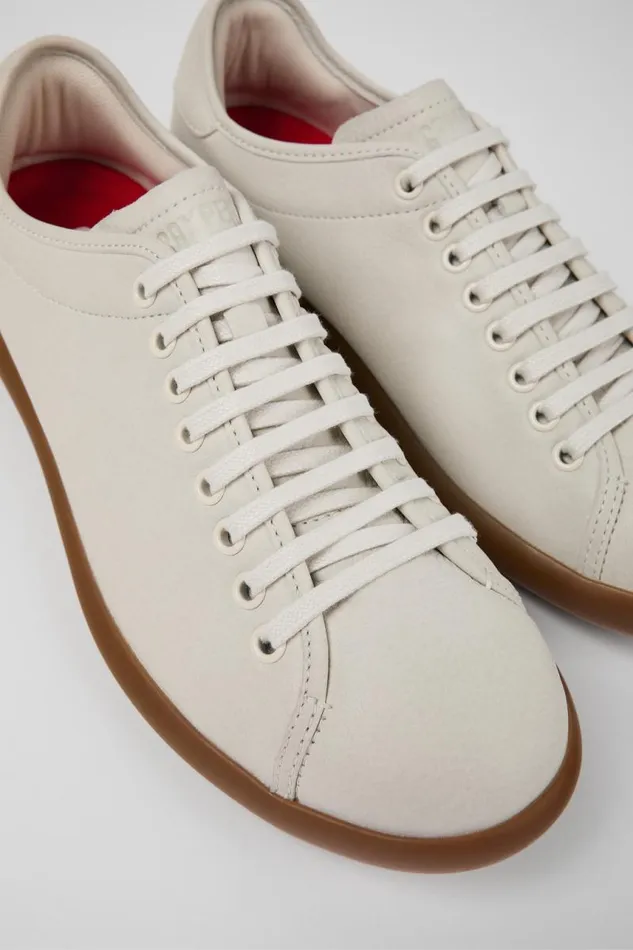Sneakers Men Camper Pelotas Soller White Leather Sneakers