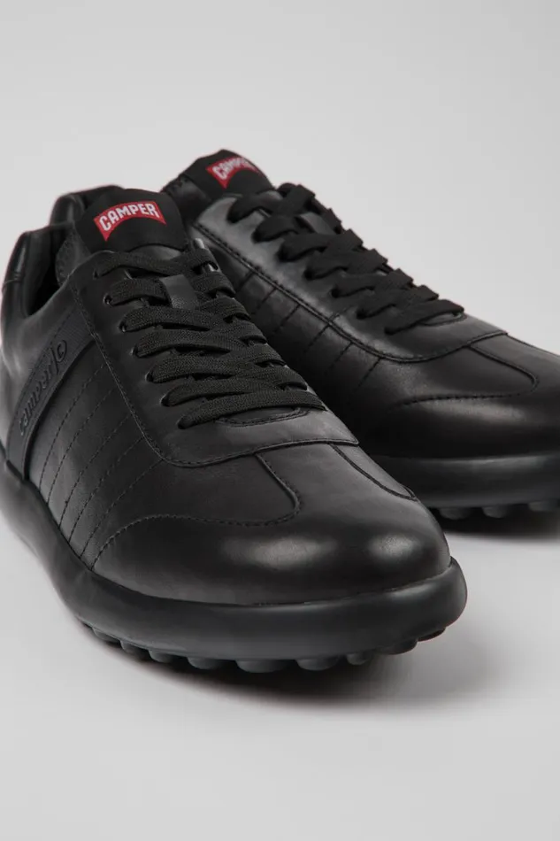 Sneakers Men Camper Pelotas XLite Black Leather Sneakers