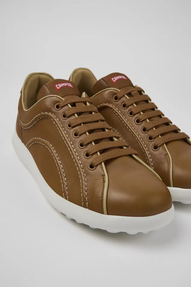 Sneakers Men Camper Pelotas XLite Brown Leather Sneakers
