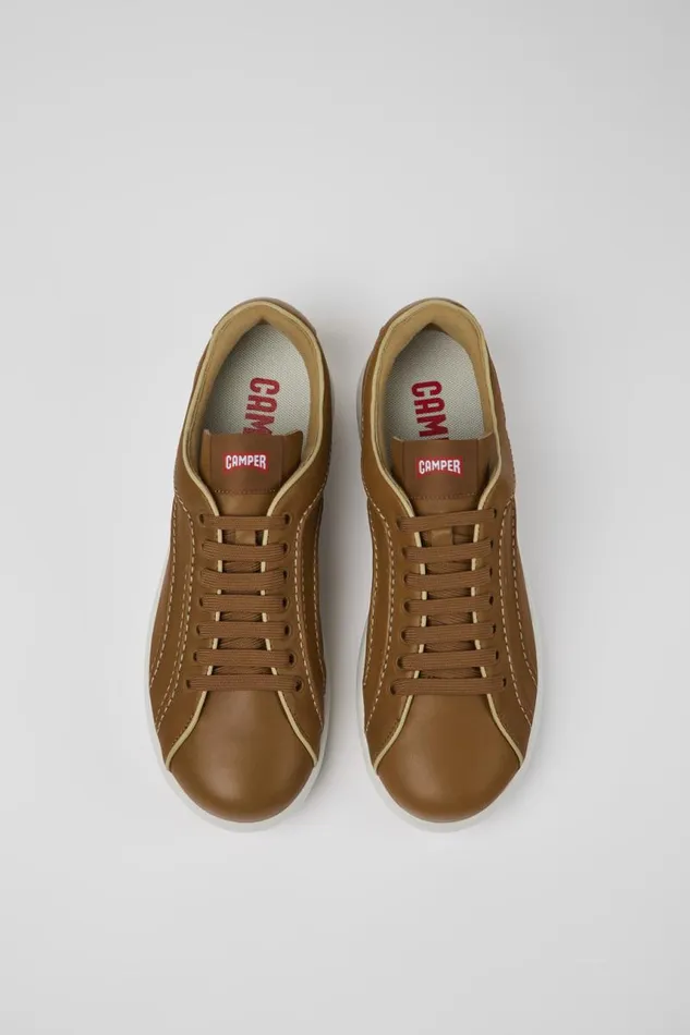Sneakers Men Camper Pelotas XLite Brown Leather Sneakers Sneakers Men Camper Pelotas XLite Brown Leather Sneakers