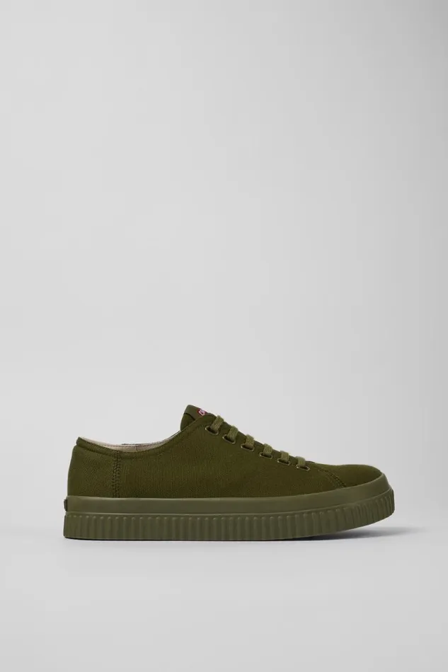 Sneakers Men Camper Peu Roda Green Textile Basket Sneakers Men Camper Peu Roda Green Textile Basket