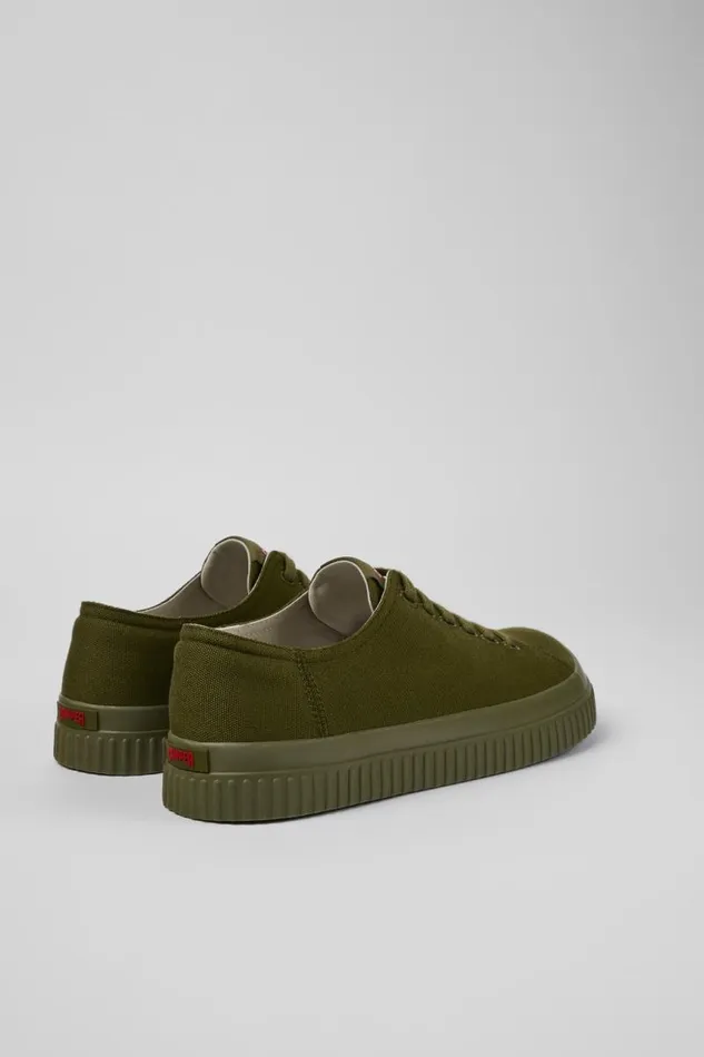Sneakers Men Camper Peu Roda Green Textile Basket Sneakers Men Camper Peu Roda Green Textile Basket