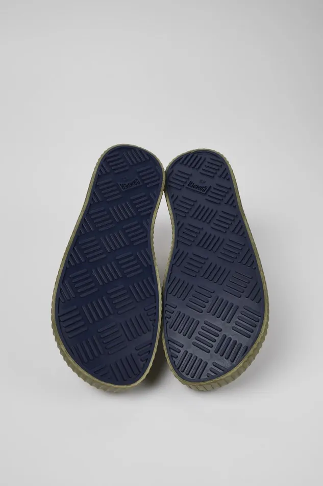 Sneakers Men Camper Peu Roda Green Textile Basket Sneakers Men Camper Peu Roda Green Textile Basket