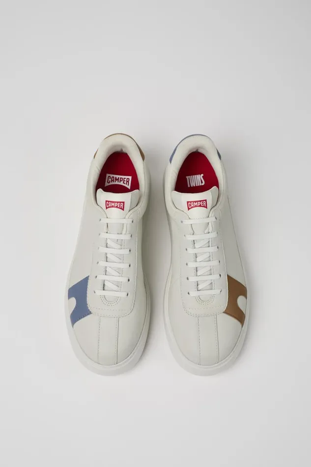 Sneakers Men Camper Twins Multicolored Leather Sneaker
