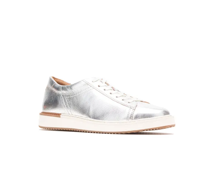 Sneakers Sabine Sneaker Silver Metallic Leather Hush Puppies Women Sneakers Sabine Sneaker Silver Metallic Leather Hush Puppies Women