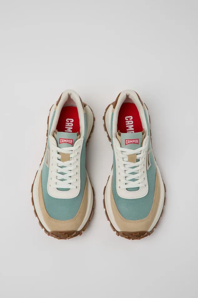 Sneakers Women Camper Drift Trail VIBRAM Multicolor Recycled PET And Nubuck Sneakers