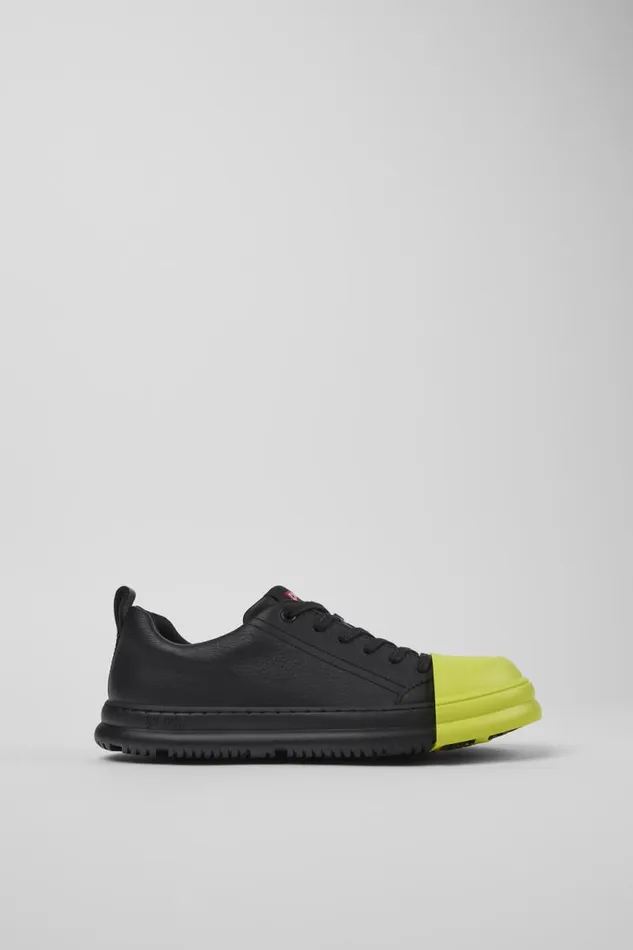 Sneakers Women Camper Junction Runner Black Leather Sneakers