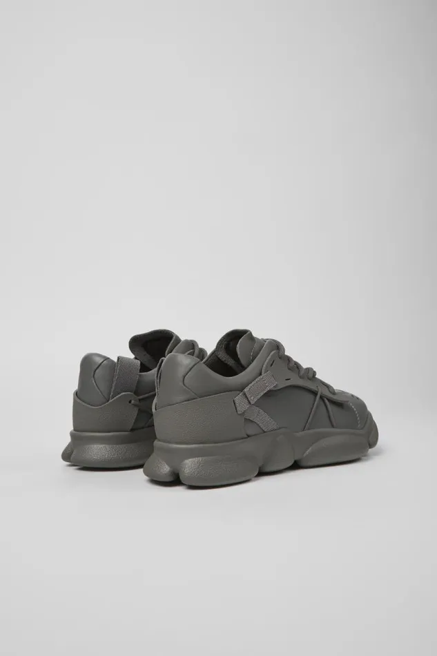 Sneakers Women Camper Karst Gray Leather And Textile Sneakers Sneakers Women Camper Karst Gray Leather And Textile Sneakers