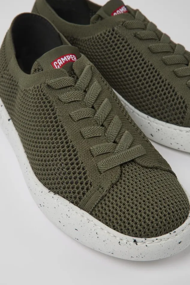 Sneakers Women Camper Peu Touring Green Textile Sneakers