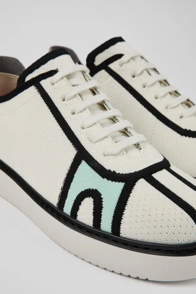 Sneakers Women Camper Runner K21 White Textile Sneaker