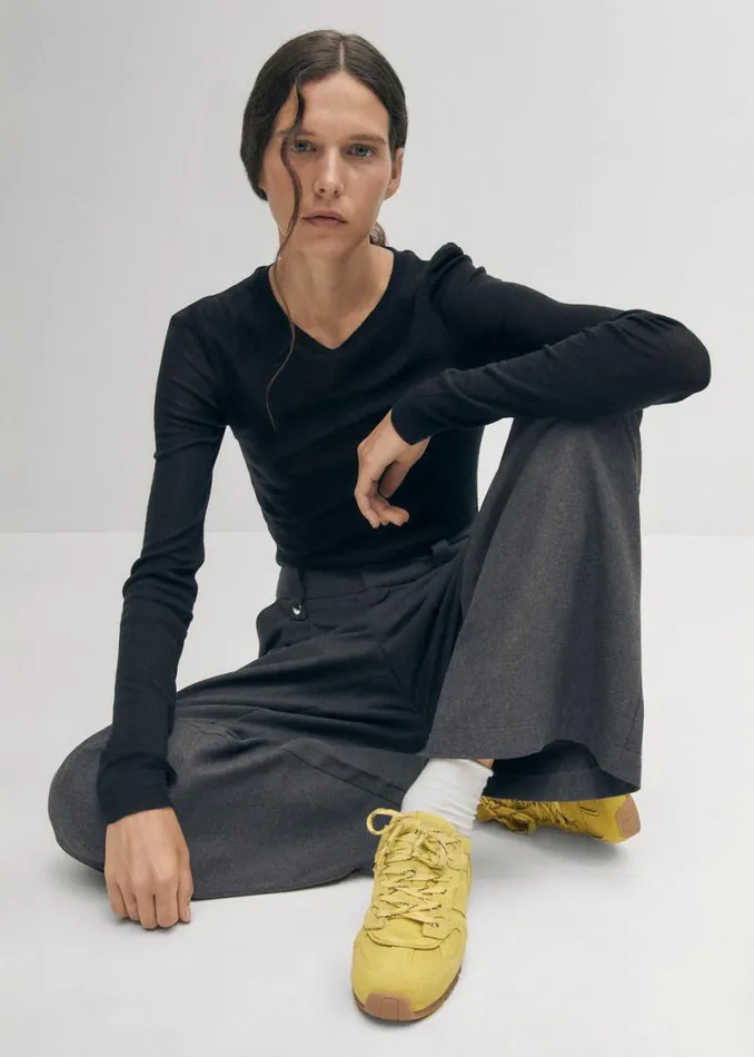 Sneakers WomenMen ALOHAS Tb56 Suede Yellow