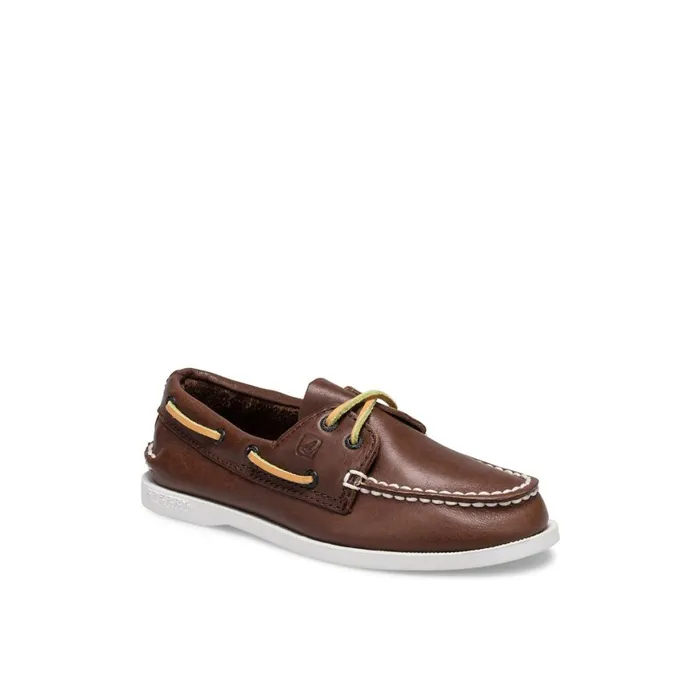 Sperry Authentic Original Boat Shoe Brown Kids Boat Shoes