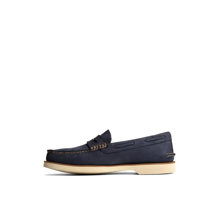 Sperry Authentic Original Double Sole Penny Loafer Navy Men Loafers and Oxfords