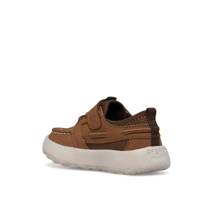 Sperry Bowfin Junior Boat Shoe Medium Beige Kids Sneakers
