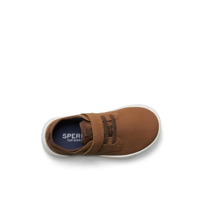 Sperry Coastal Break Junior Skiff Sneaker Medium Beige Kids Sneakers