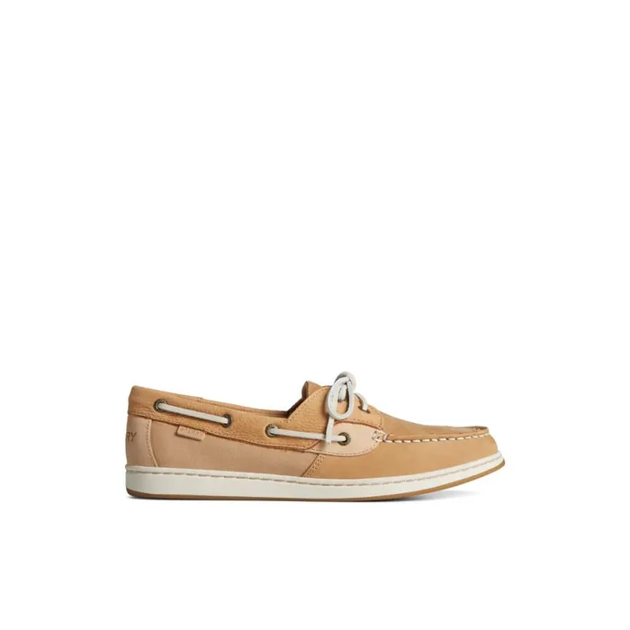 Sperry Coastfish 2Eye Boat Shoe Medium Beige Women Boat Shoes