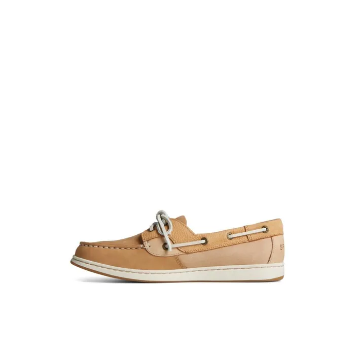 Sperry Coastfish 2Eye Boat Shoe Medium Beige Women Boat Shoes