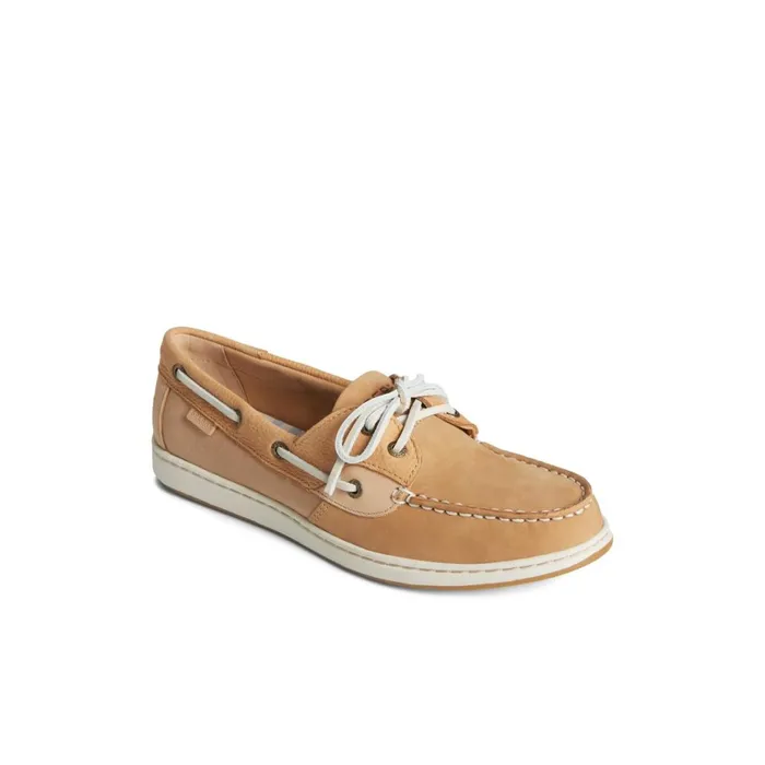 Sperry Coastfish 2Eye Boat Shoe Medium Beige Women Boat Shoes
