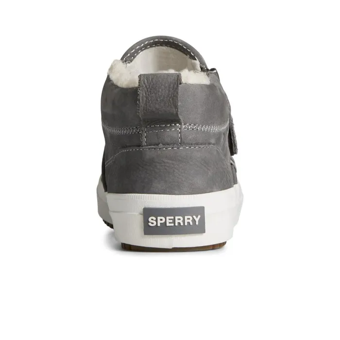 Sperry Crest Side Zip Cozy Sneaker Grey Women Boots