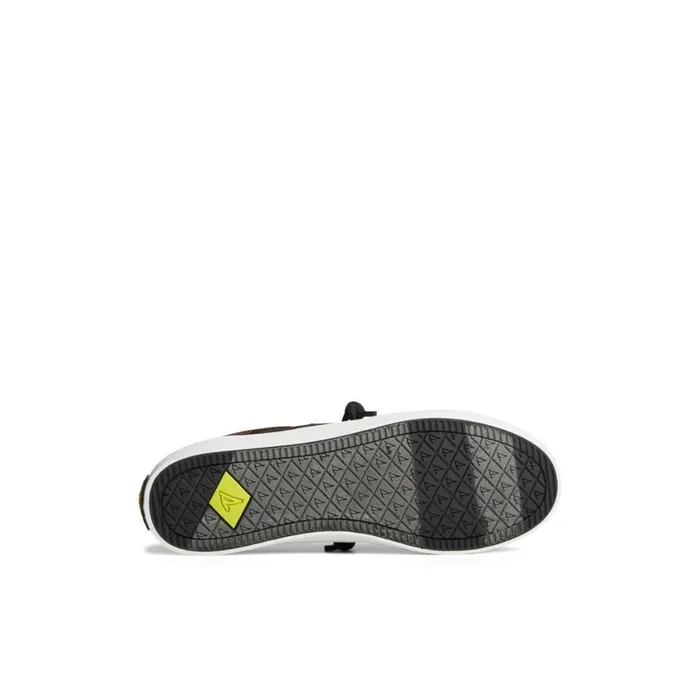 Sperry Crest Vibe Cheetah Sneaker Black Women Sneakers