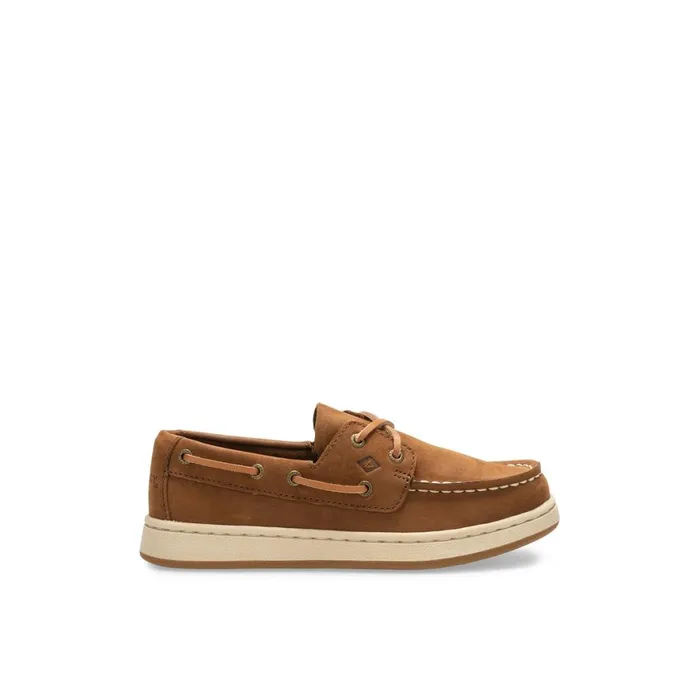 Sperry Cup II Boat Shoe Brown Kids Boat Shoes